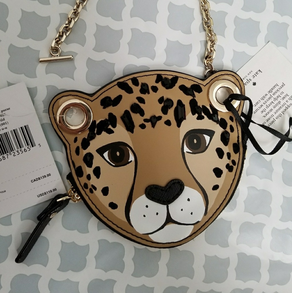 Kate spade leopard coin purse - Picture 6 of 8
